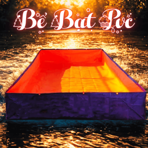 Bể Bạt Nuôi Ốc Cá Cao 50cm Chuyên Dụng - Chất Liệu PVC Siêu Bền Có Khoen Lắp Khung Hàng Cao Cấp - SaFami Store