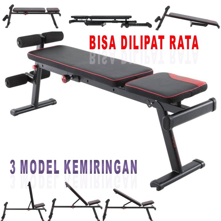 Home Gym Folding Bench Press With Weights Foldable Weight Bench