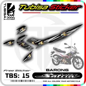Sticker Striping Satria Fu 150 / 2006 - 2012 Barong - Stiker Striping Variasi Satria. TBS.SF.15