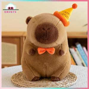 Skinye ✨Ready Stock✨ Kawayi Cute Mềm Thú nhồi bông capybara sang trọng búp bê dễ thương capibara Anime fluffty đồ chơi Kawaii plushie Hạnh Phúc sinh nhật búp bê quà tặng cho bạn gái