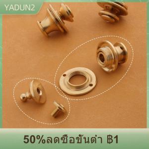 【LAKEBAO】 1ชิ้นกระเป๋าทองเหลืองล็อคฤดูใบไม้ผลิหัวเข็มขัดกรณีโลหะใส่ล็อครอบหัวตกแต่ง DIY อุปกรณ์เสริมหนังหัตถกรรมฮาร์ดแวร์