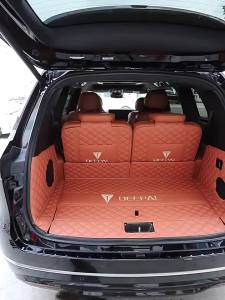 sapid For Changan Deepal S09 D587 2025~2027 2026 Car Leather Trunk Mat Scratch Prevention Boot Cover Tray Interior Protect Accessories 7B1Z5
