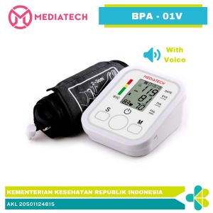 Mediatech Tensimeter Digital BERSUARA Lengan Atas BPA-01V Alat Ukur Tekanan Darah