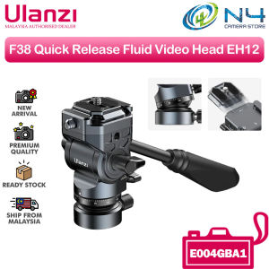 ULANZI F38 Quick Release Video Tripod Head Fluid Head Professional Tripod Pan Tilt Head with Handle EH12 E004GBA1