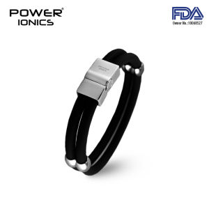 【FDA Registration】Power Ionics New Healthy Titanium Magnetic Double Style Sport Fashion Wristband Bracelet