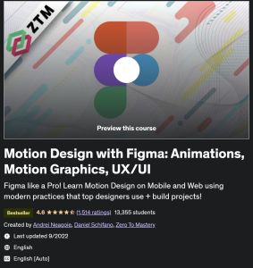 Motion Design with Figma Animations Motion Graphics UX/UI