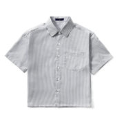 GE Box Fit Polo for Men Crop Top stripe cotton short-sleeved Korean style shirt