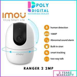 Imou Ranger 2 2MP 1080P | 3MP 1296P Wireless WiFi IP Camera AI Human Detection & Siren Two Way Talk Pan & Tilt Security CCTV