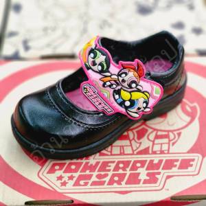 รองเท้านักเรียนอนุบาล ADDA 41C21C1 รองเท้านักเรียนสำหรับเด็กอนุบาลหญิง รองเท้านักเรียนอนุบาลลายพาวเวอร์พัฟเกิลส์