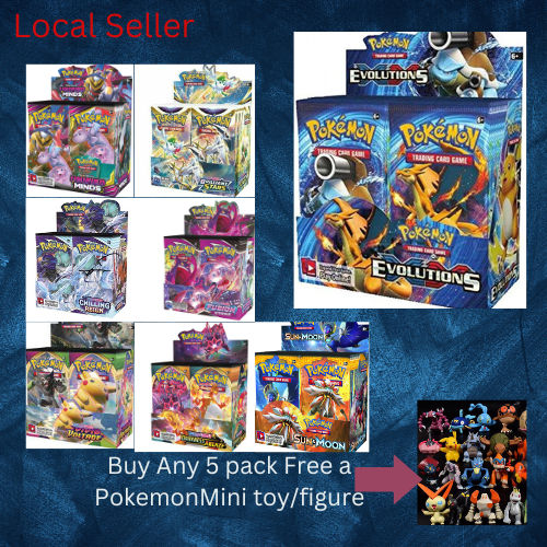 [Promotion] Pokemon Card (English Ver) 1Pack 9Cards Sun & Moon GX Kids ...