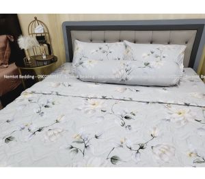 [SIÊU ĐẸP ÊM ÁI] Bộ chăn ga lụa tencel 60S bộ 5 món 4 món chăn ga lụa tencel cao cấp siêu mát mềm mịn thấm hút mồ hôi - SHOP NỆM TỐT