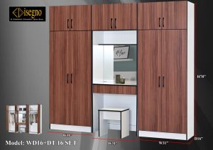Wardrobe Tall /Long Size Wardrobe With Middle dressing table
