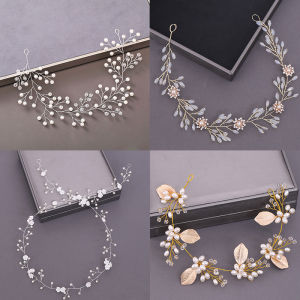 pamelaea Women Headbands Rhinestone Flower Headband Wedding Hair Accessories For Women Bridal Headband Hair Jewelry Wedding Accessories