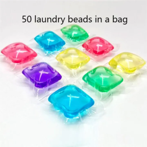[Same Day Ship] 50PCS Laundry Beads Laundry Gel Beads Capsule Ball 3IN1 Strong Cleaning Laundry Detergent