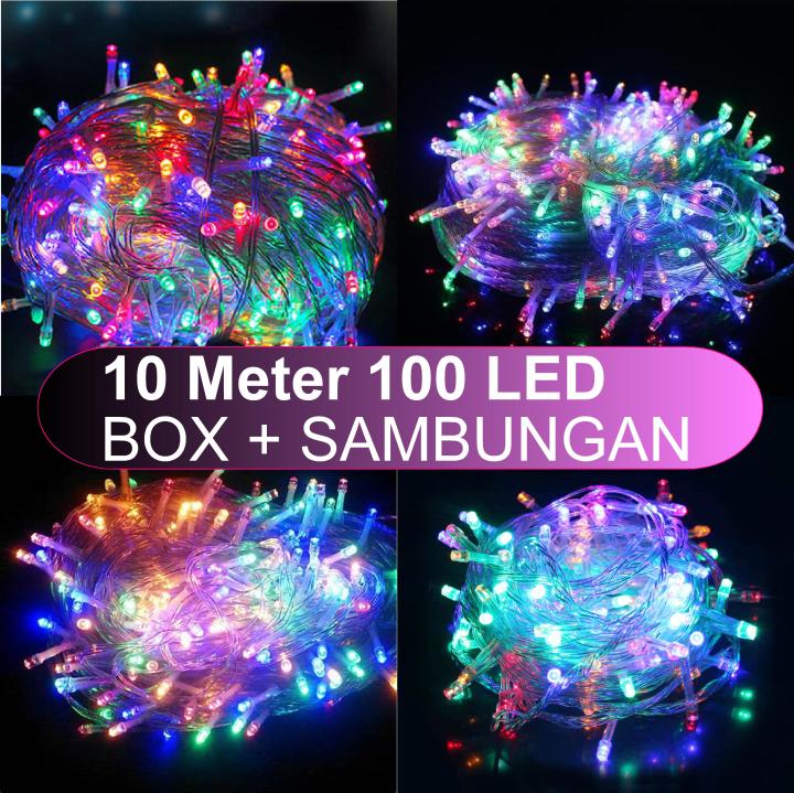 PROMO!!!COD lampu led warna warni 10 meter lampu hias untuk kamar
