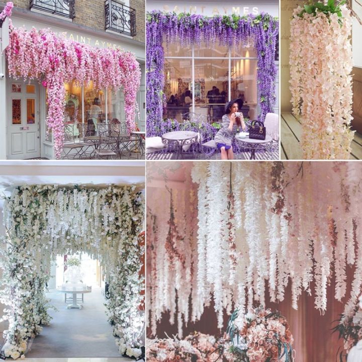 110cm%20artificial%20flower%20simulation%20wisteria%20vine%20wedding%20home%20garden%20DIY%20decoration%20-%20Image%209
