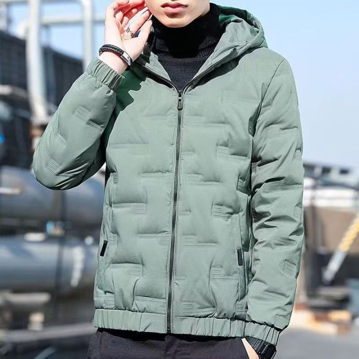 Solid color cheap hooded warm coat