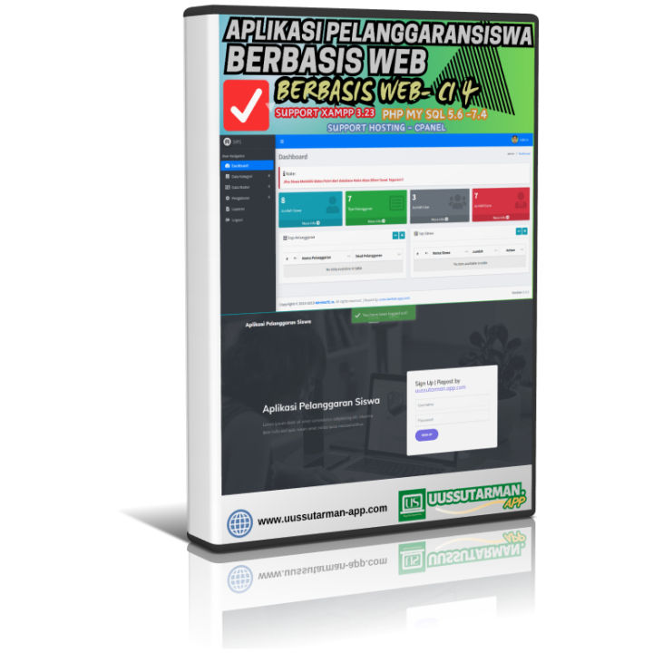 source code Aplikasi Catatan Pelanggaran Siswa Berbasis Web (Codeigniter)