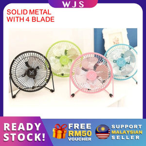 1 x (XL SIZE) WJS 360 Rotatable Solid Metal Large 6 6" USB Fan Metal Table Fan Metal Fan Electric Fan Kipas Meja MULTICOLOR Kipas Mini USB 小风扇 [FREE RM 50 VOUCHER]