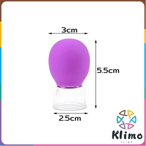 Klimo 1pc Glass Face Cupping Cup Face Lift Beauty Cupping Cup