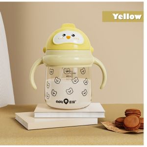 M&B 320ml Tritan Weighted Straw Cup with Sliding Cap & Handle Training Drinking Bottle ADQ