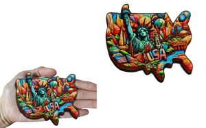 USA Souvenir Ref Magnet – Fridge Magnet | Travel Souvenir Gift