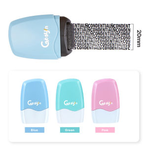 Identity Theft Protection Privacy Roller Stamp Confidential Data Guard Your ID Masking Security Stamp Roller Privacy Cover Eliminator Seal Portable Self-Inking Identity Theft Protection