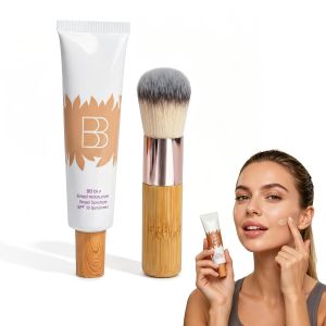 BB Blur Tinted Moisturizer Broad Spectrum SPF 30 - Medium Buildable Coverage with Natural Lightweight Matte Finish Vegan & Cruelty Free