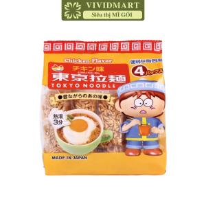 [LỐC LẺ] - TOKYO NOODLE - Mì Tokyo Noodle 3 vị: Tôm & Thịt Chua cay Gà Mì ăn liền cho bé Tokyo Noodle (120g/lốc)