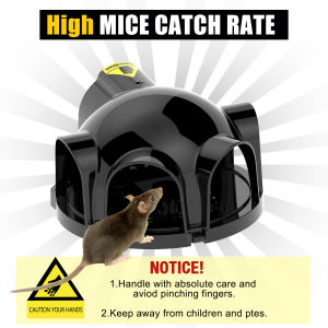 Covered Mouse & Rat Traps Prevents Accidental Triggering with Tunneled Design Quick Mouse snap trap