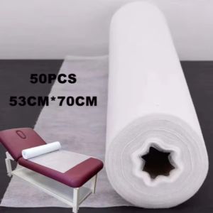 BETTERFORM 50pcs/roll Ga trải giường dùng một lần Phổ quát Vải không dệt Ga trải giường không dệt Lớp bảo vệ Ga trải giường bảo vệ Dành cho Salon