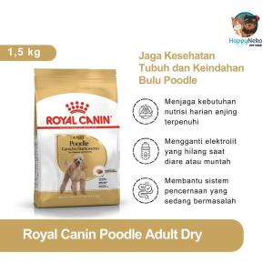 ROYAL CANIN POODLE ADULT 1.5KG MAKANAN ANJING FRESHPACK