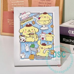 Childrens Diamond Painting 23x18 DIY Kit Sanrio Melody Cartoon Anime Three-Dimensional Diamond Sticker Painting