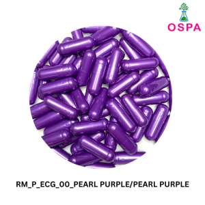 1000pcs Size 00 Pearl Purple Capsules OSPA High Quality Empty Gelatin Capsule