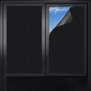 🔥 Glue-Free Frosted Electrostatic Glass Sticker Privacy Film for Glass Door Toilet Window Sticker Film Self-adhesive Glass Film Home Office Decorative Films Stained Glass Film Anti UV Glass Home Decor DIY 3D Door Sticker Film
