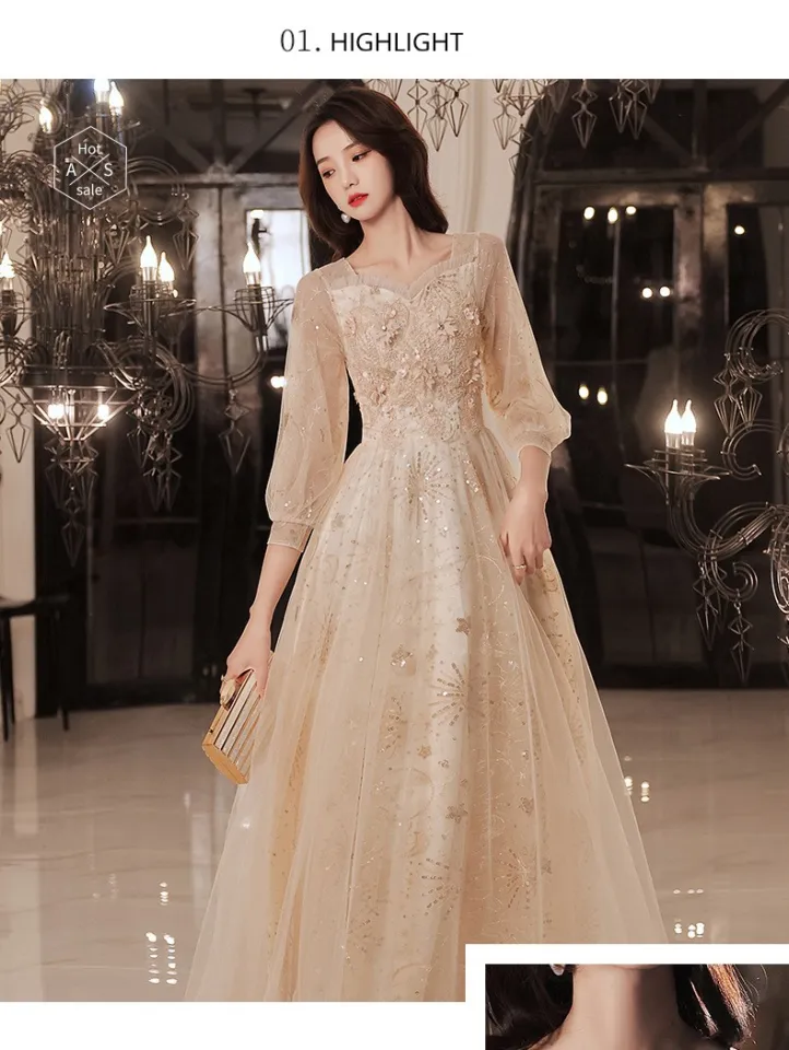 top EAGLELY Women Glitz And Glam Evening Dresses For Women Korean Style Dinner Party Wedding Elegant Classy Fashion Plus Size Ball Gown For js Prom Luxury Wedding Sponsors Outfit 9204 Lazada PH