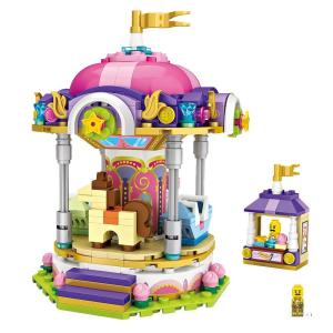 ของเล่น ตัวต่อ เลโก้ Mini Block ชุดสวนสนุก ม้าหมุน จำนวนตัวต่อ 406 ชิ้น_LOZ 1720