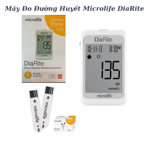 [FLASH SALE] Máy Đo Đường Huyết Microlife Diarite BGM Đo Nhanh 5 Giây Chính Xác Máy Đo Tiểu Đường Cao Cấp Không Cần Code