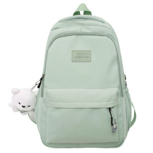 【Fast Shipping】Girls solid color computer schoolbag simple schoolbag