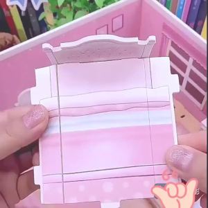 [MY STOCK]3D Craft Puzzle DIY Doll House Jigsaw Handmade Assembly Bedroom Kitchen Pretend Toys-152c4c8b