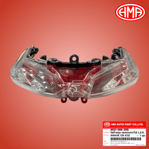 ไฟท้ายชุดตาเพชรHM WAVE 125-I (2012) ( สีแดงใส ) Barcode 4631-089-ZRD