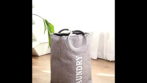 Portable Folding Laundry Basket Big Capacity Handle Waterproof Large Linen Storage Basket Kids Toys Dirty Clothing Orgnizer Bin