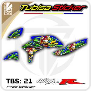 Sticker Striping Kawasaki Ninja R/SS - Stiker Striping Variasi Motor Ninja R/SS. TBS.SF.21