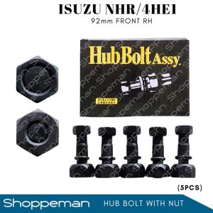 92mm Isuzu NHR/4HE1 FRONT/REAR HUB BOLT WITH NUT STUD WHEEL HUB DRUM RH/LH