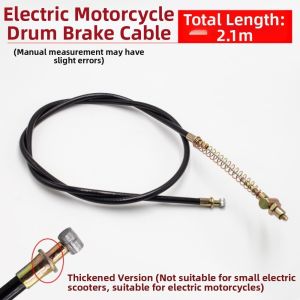ADREE Đa kích cỡ Cáp phanh Nhựa-thép với ốc vít Cáp phanh tang trống phía sau Chất lượng cao Cáp phanh xe máy xe tay ga Phụ kiện xe máy điện