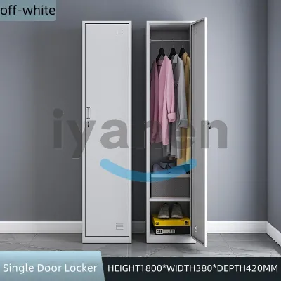 1/ 2/ 3/ 4/ 5 Compartment Steel Locker Office Cabinet Steel Wordrobe Cabinet Besi Storage Cabinet Thin and Tall