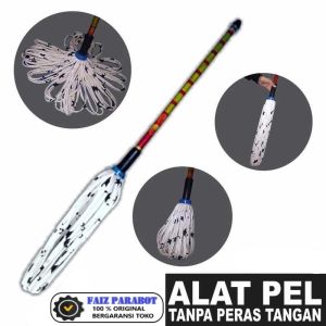 pel lantai tanpa peras tangan / pel lap lantai putar DDN