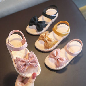 Girls Sandals 2020 Summer New Childrens Soft-soled Fashion Little Girl Princess Shoes Baby Beach Open-toed Sandals
