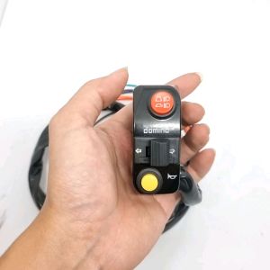 PROMO TERMURAH: Saklar Kiri Dom1no dudukan Spion Universal Bisa Untuk Semua Motor