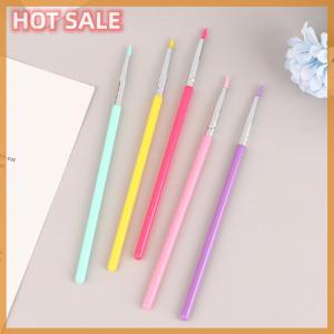 🔥🔥🔥dingdaocunz Silicone Concealer Brush Eye Makeup Assist Brush Eyeliner Brush Eye Shadow Eyebrow Details Nail Painting Tools Nail Art Brush